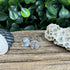 Clear Vintage Crystal Earrings on Sterling Silver Posts – 6mm Sparkle